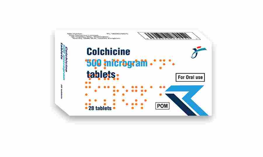 Colchicine 0.5mg Tablets 28's_UK